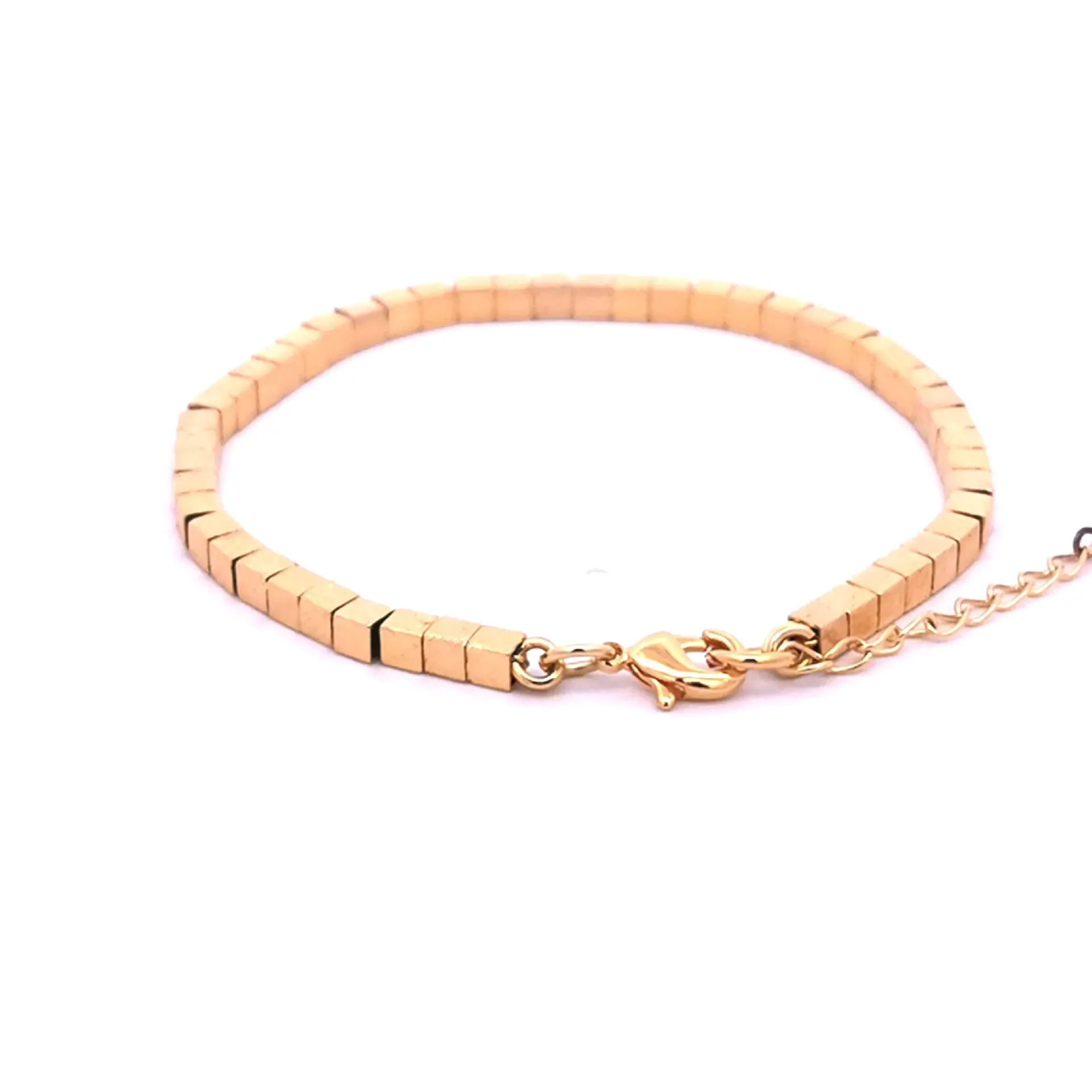 [BF016G] Q Tube Bracelet (Placcato Oro)