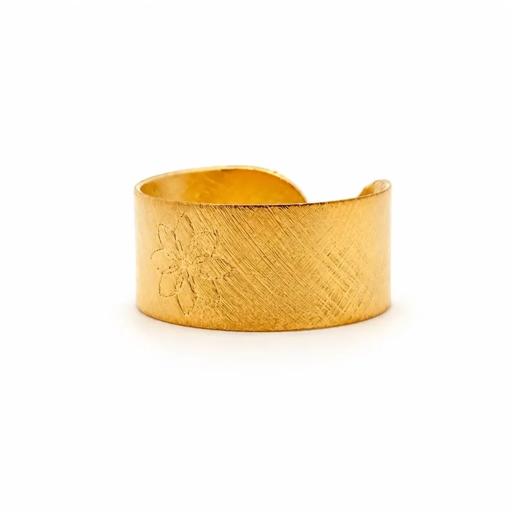 [AF005G] Como Ring (Placcato Oro)