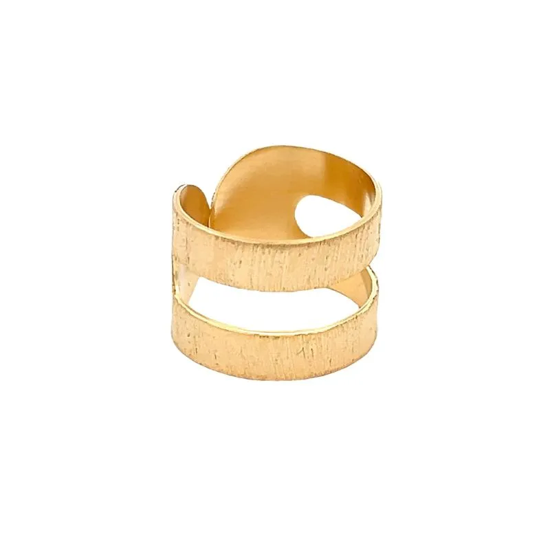 [AF002G] Torino Ring (Placcato Oro)