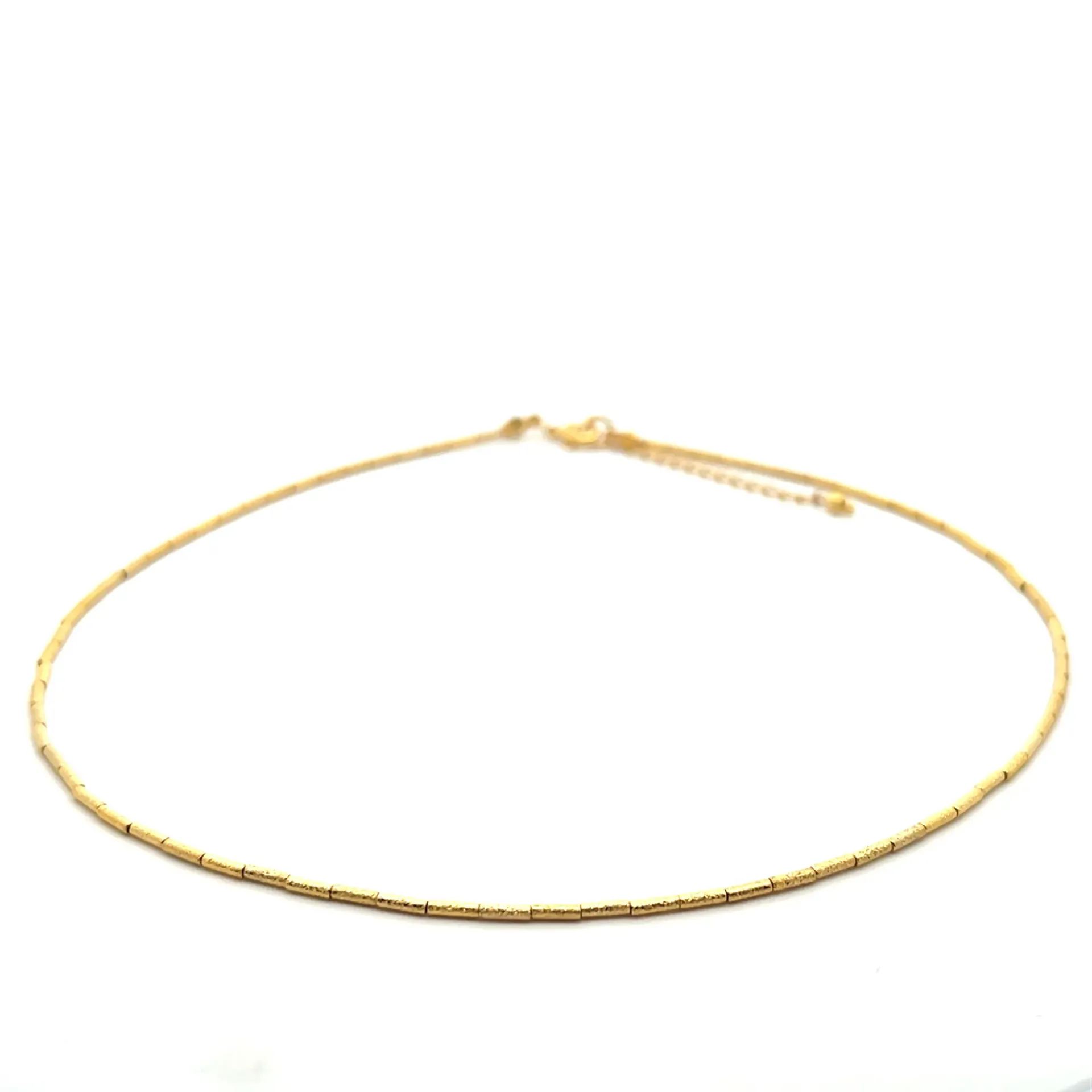[CH007G] Simple Rosario Choker (Gold Plated)