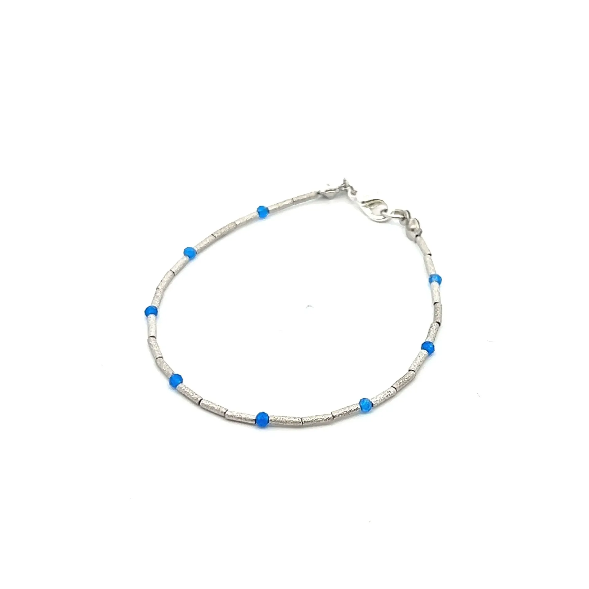[BR004GB] Rosario Bracelet (Black Tourmaline, Gold Plated)