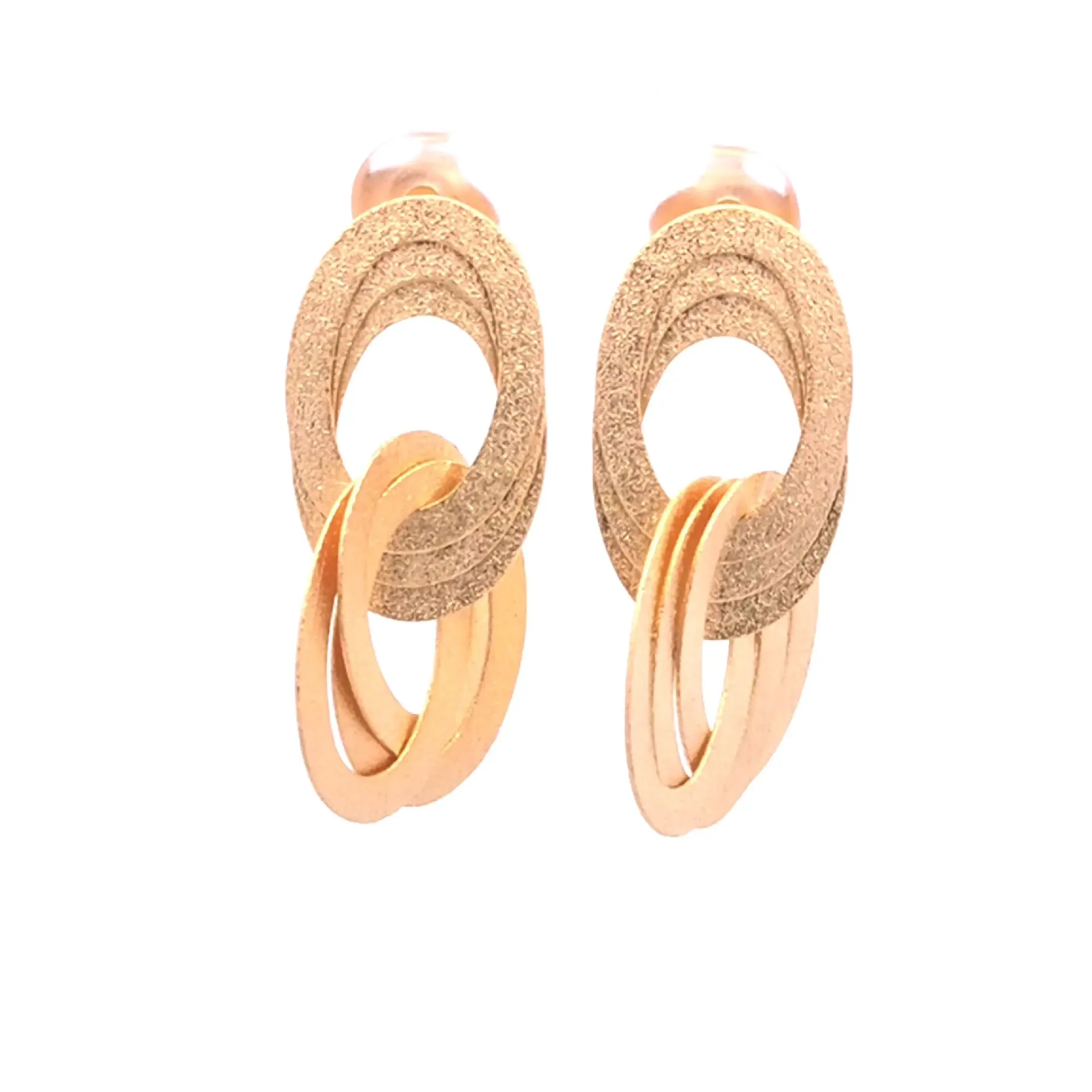[OF028G] Leonora Earrings Gold Plated