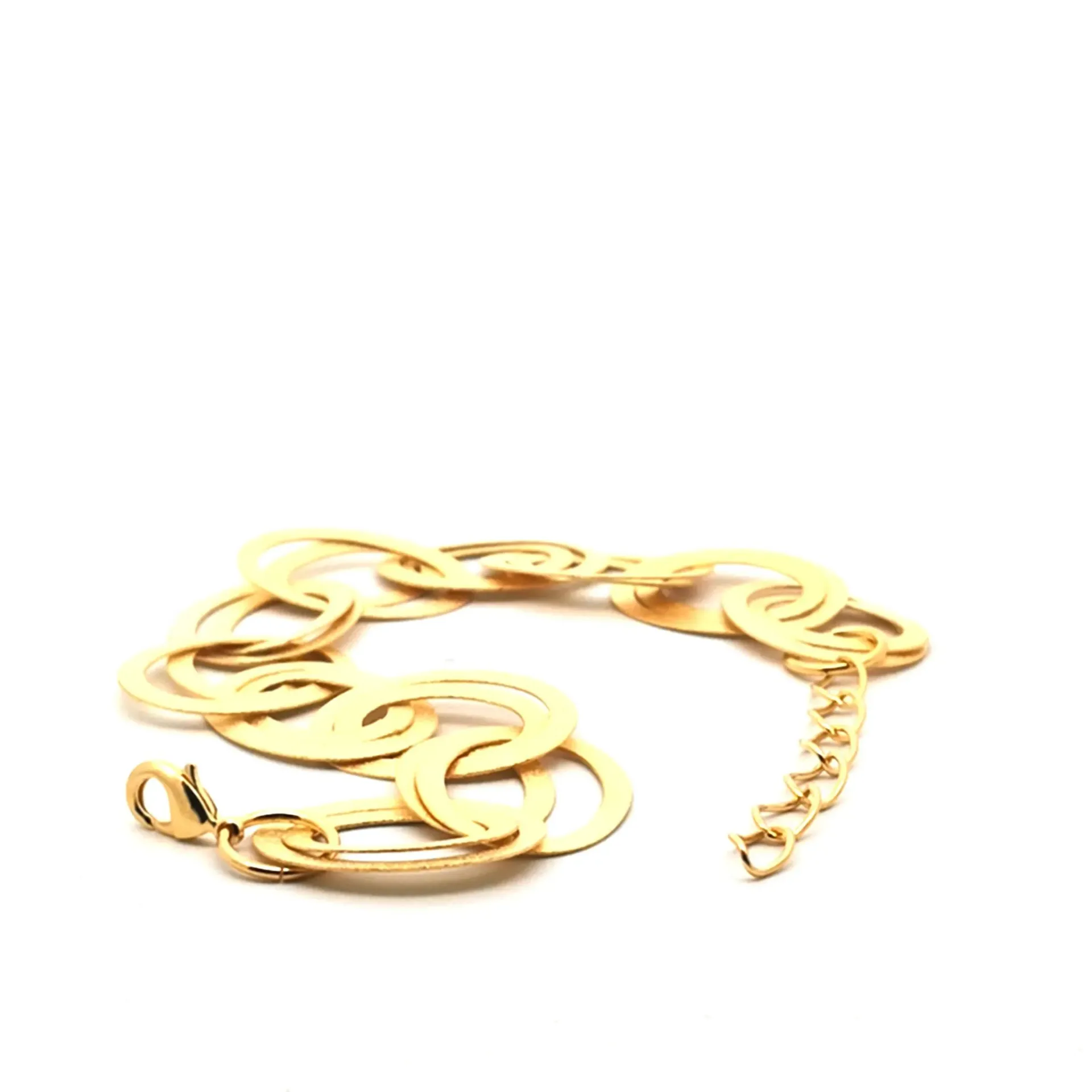 [BF009G] Double Leonora Bracelet (Placcato Oro)