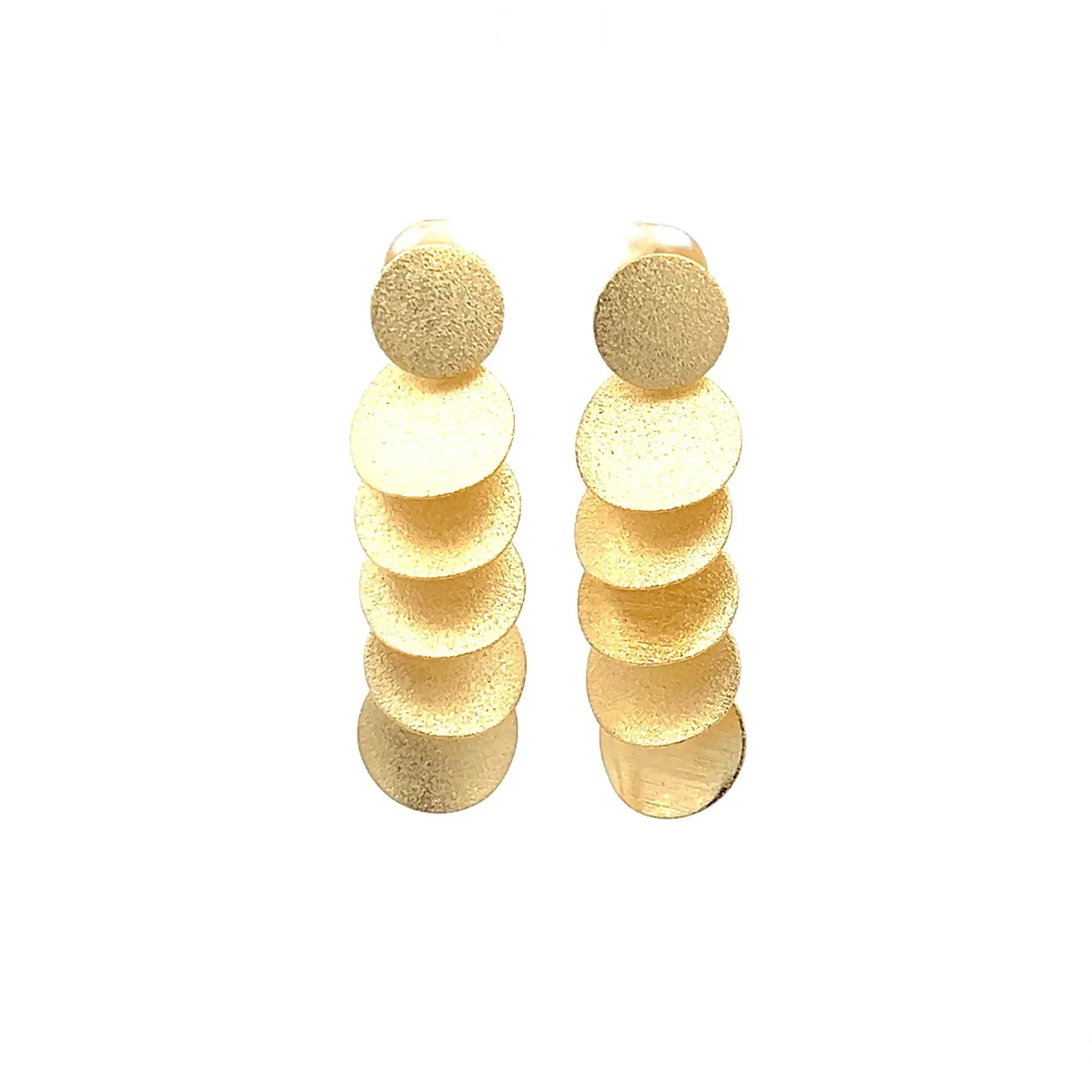 [OF013G] Luna Earrings Gold Plated