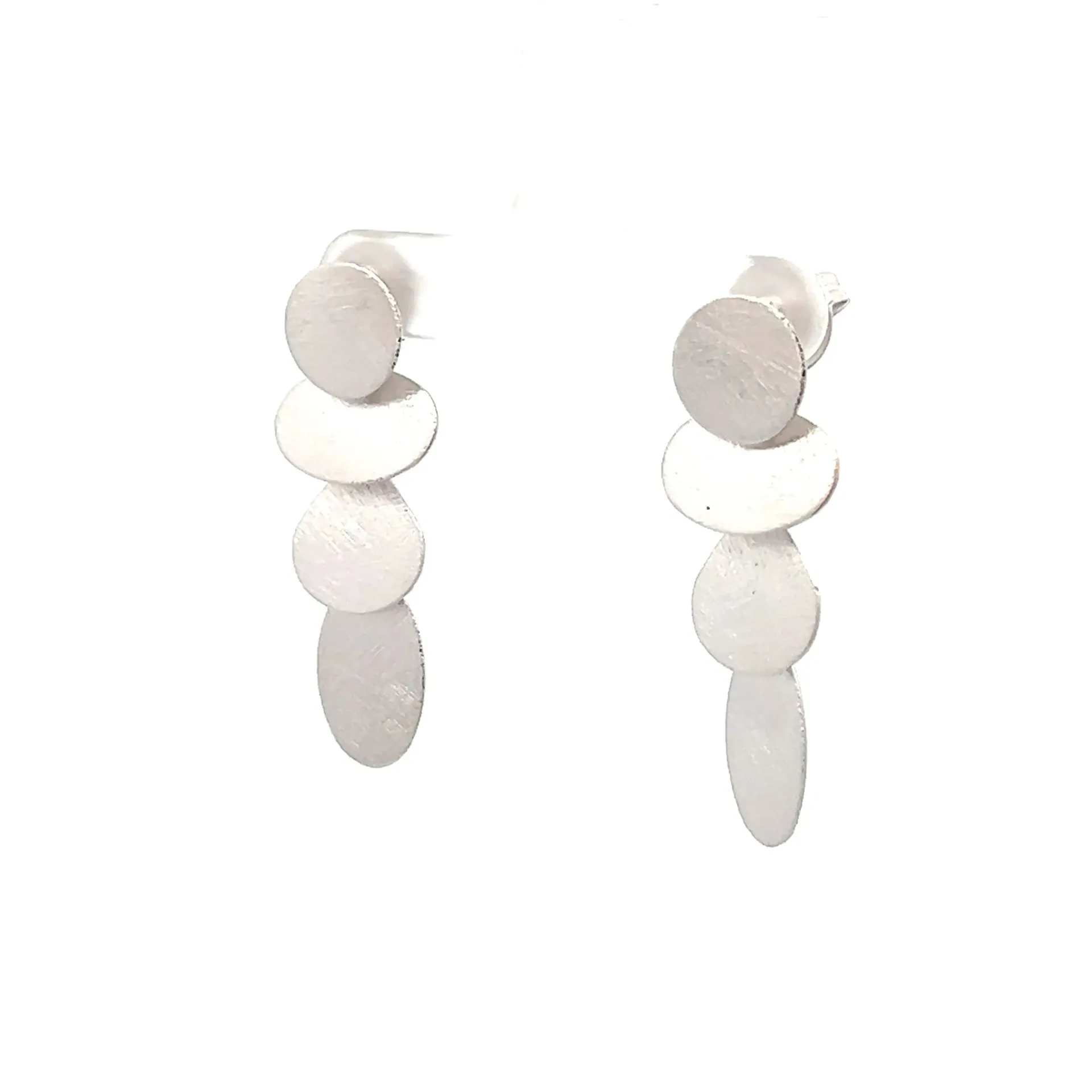Bianca Earrings Rodium Plated