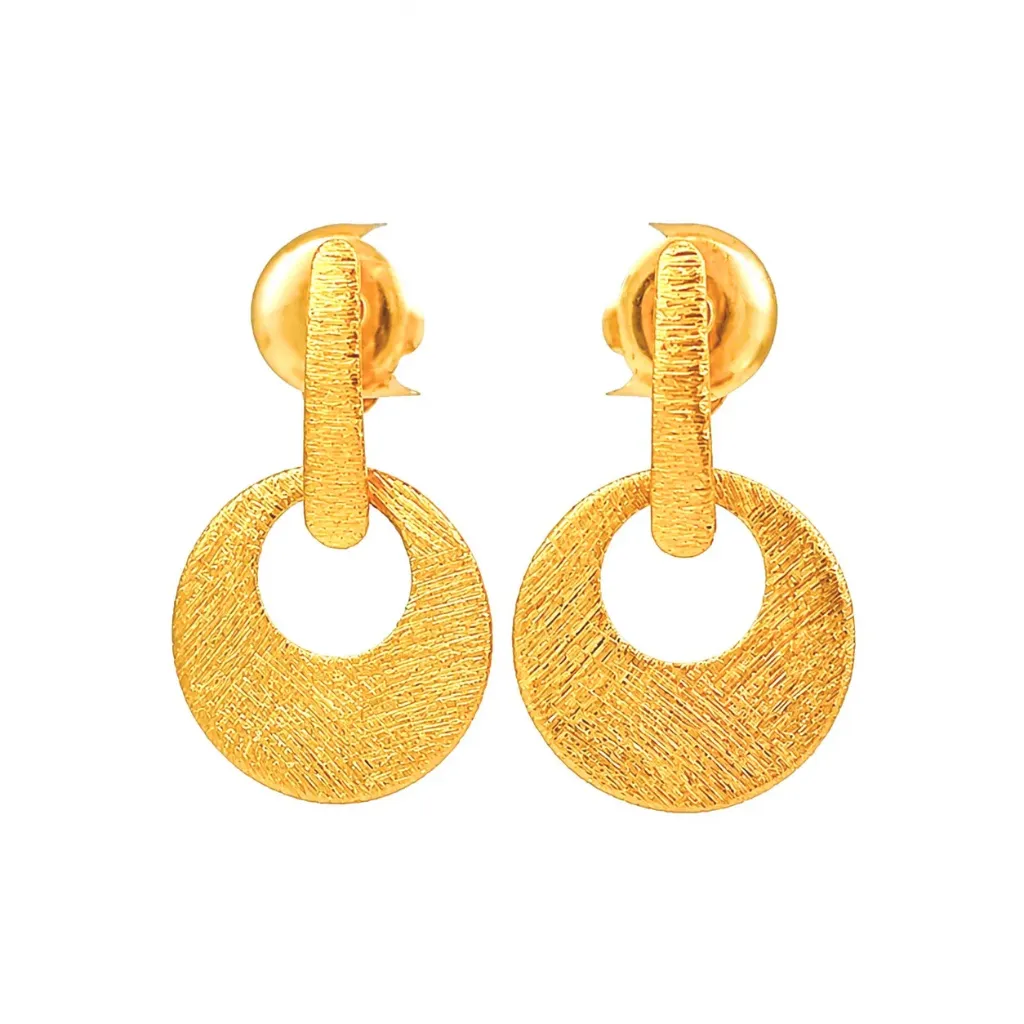 [OF032G] Leila Earrings Small Gold