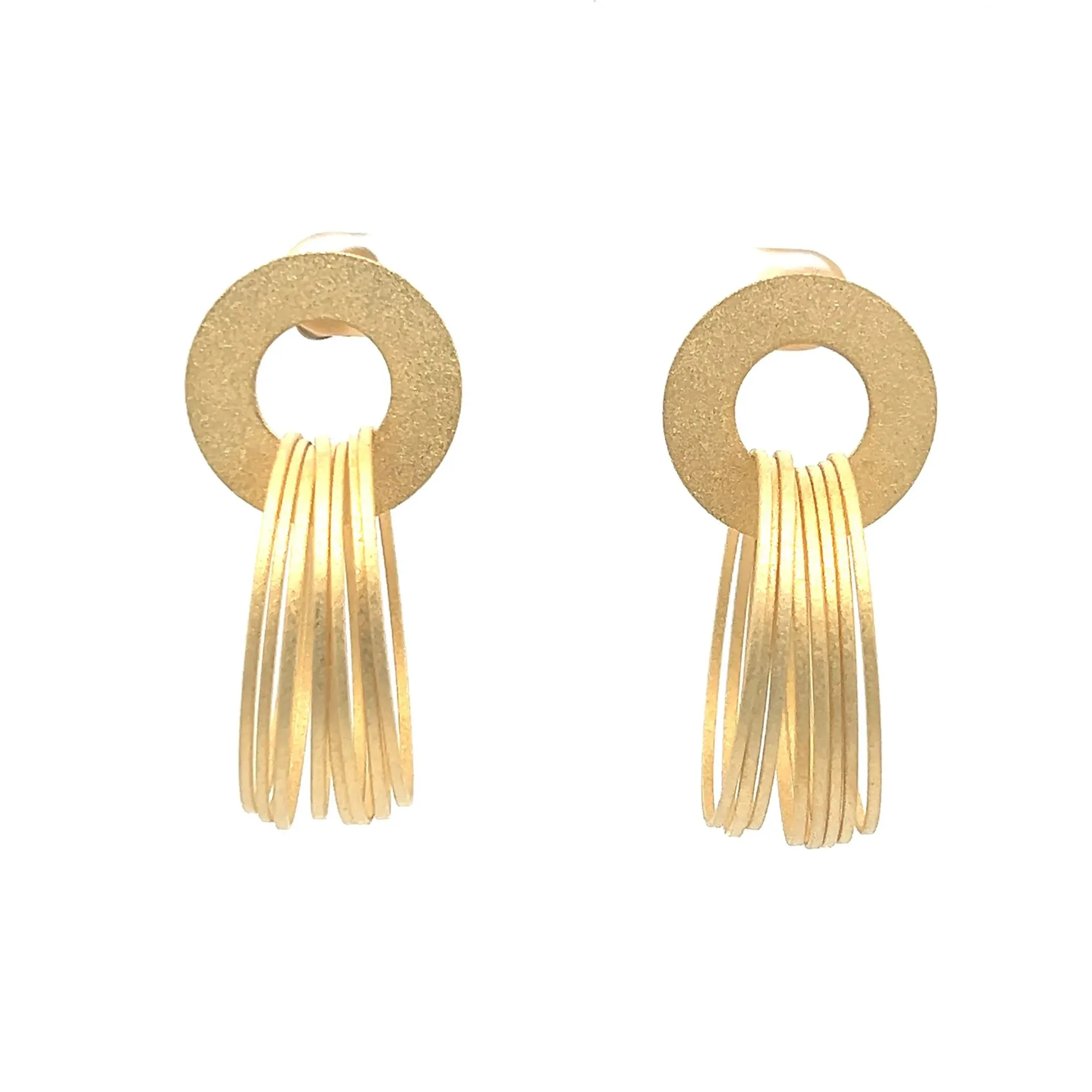 [OF009G] Sara Earrings Gold Plated