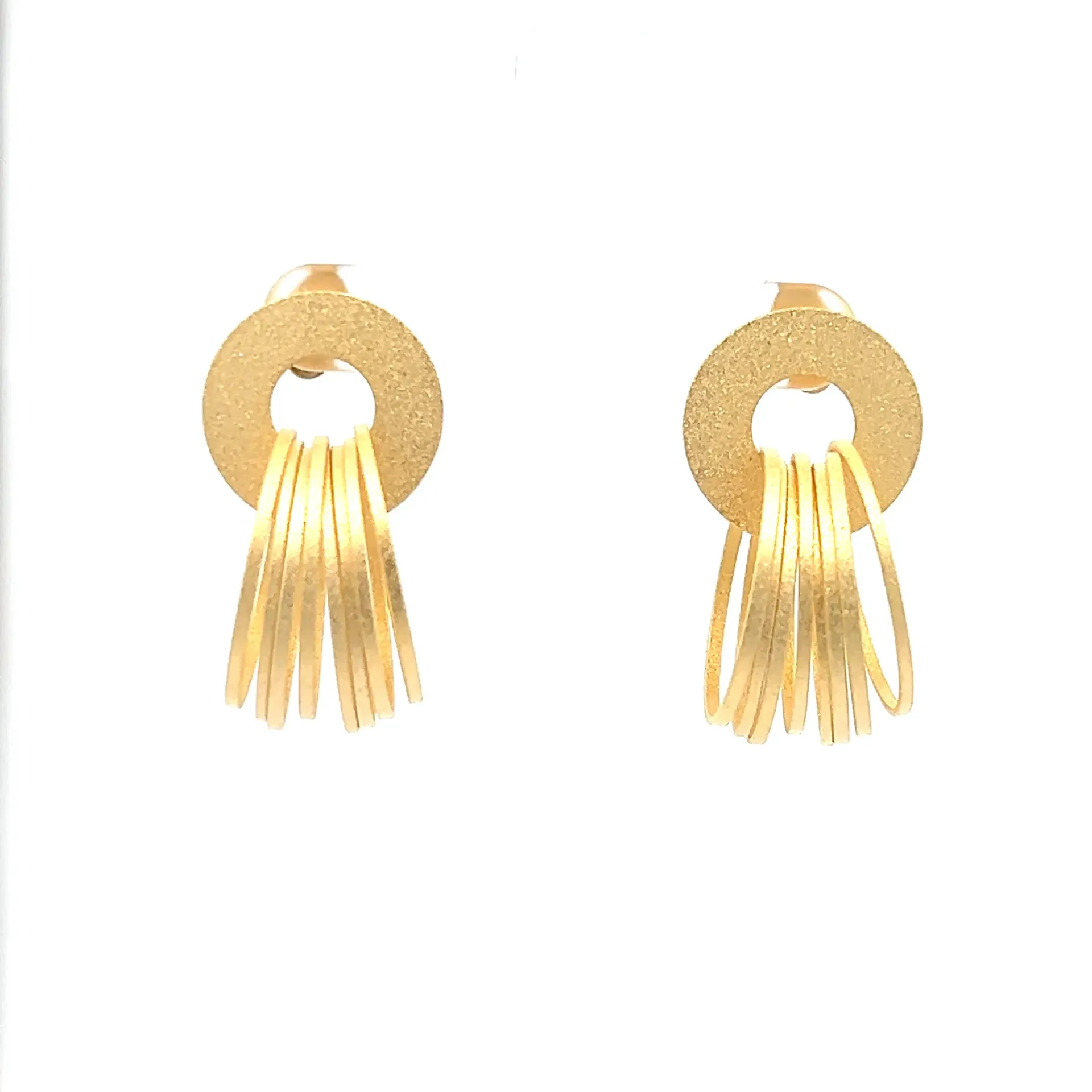 [OF021G] Yoko Earrings Gold Plated