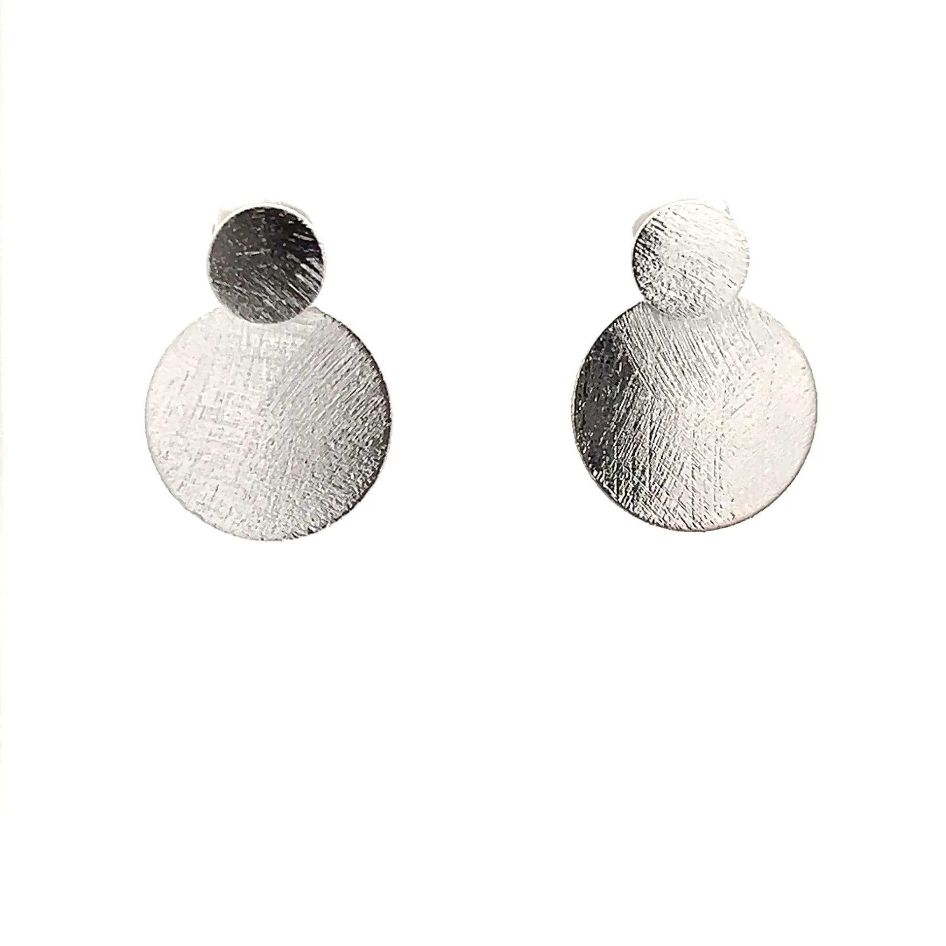 Ada Earrings Rhodium Plated