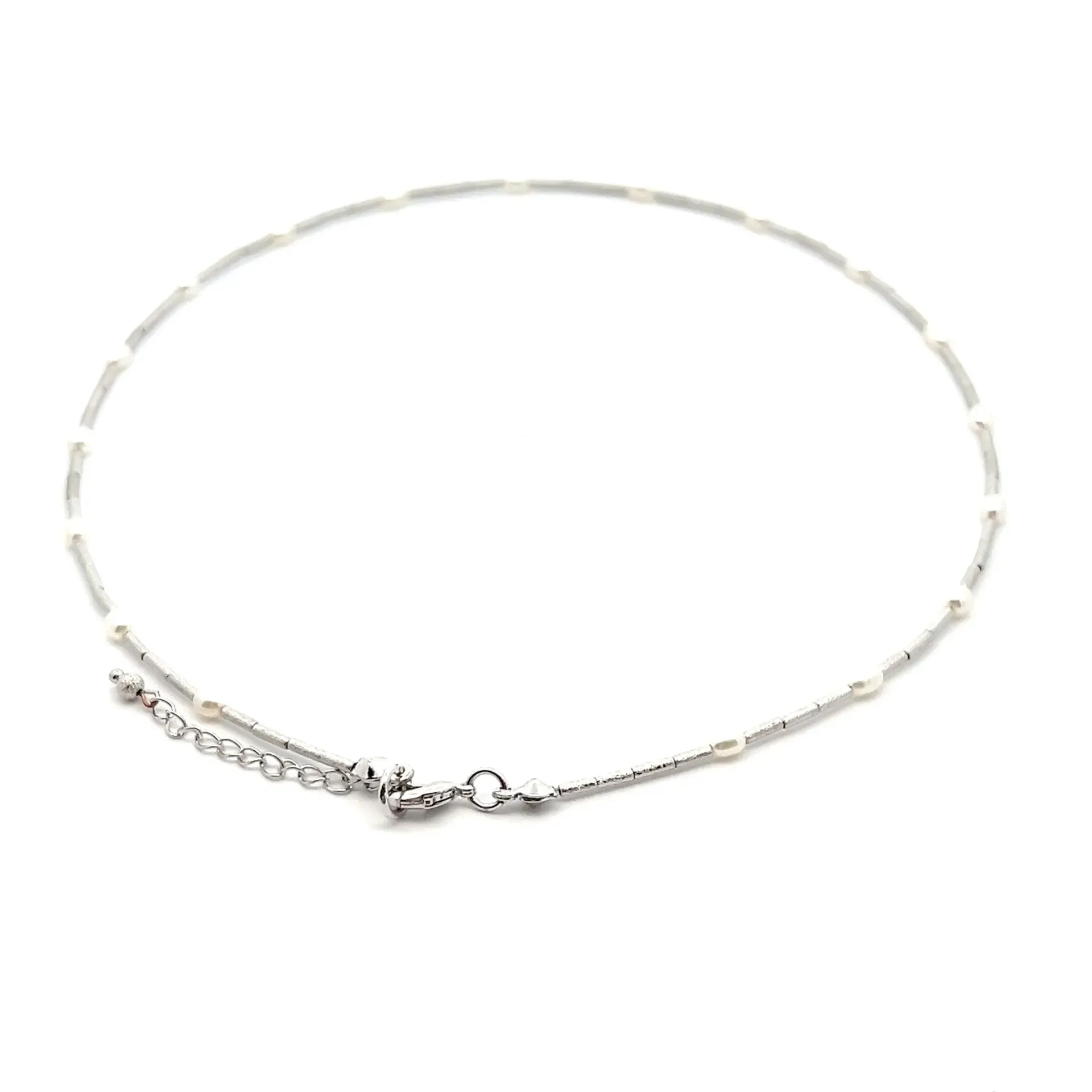 [CH010GB] Rosario Pearls Choker (Gold Plated, baroque pearls)