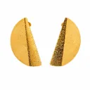Lucia Big Earrings Gold Plated