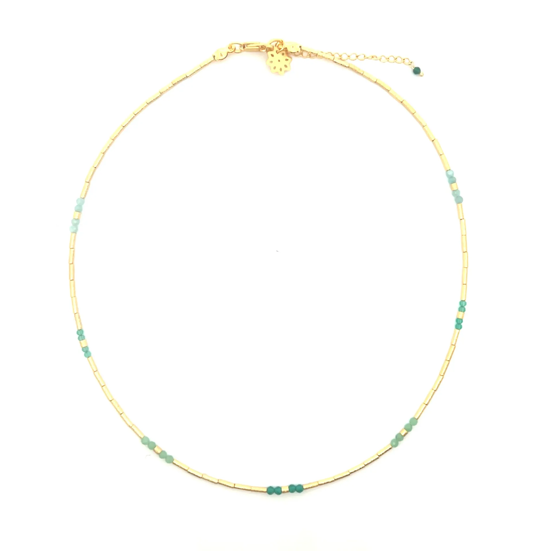 [CH005GDB] Return to the Nature Choker (Gold Plated, Deep Blue)