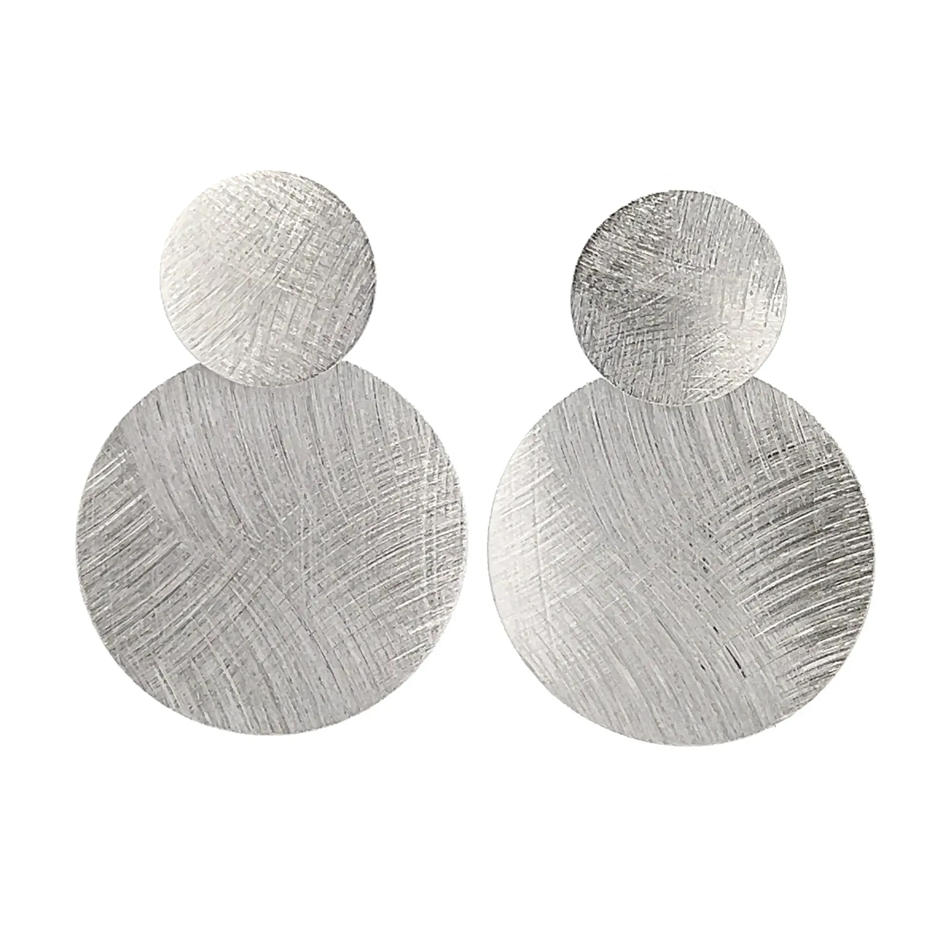 [OF024R] Gala Earrings Rhodium Plated