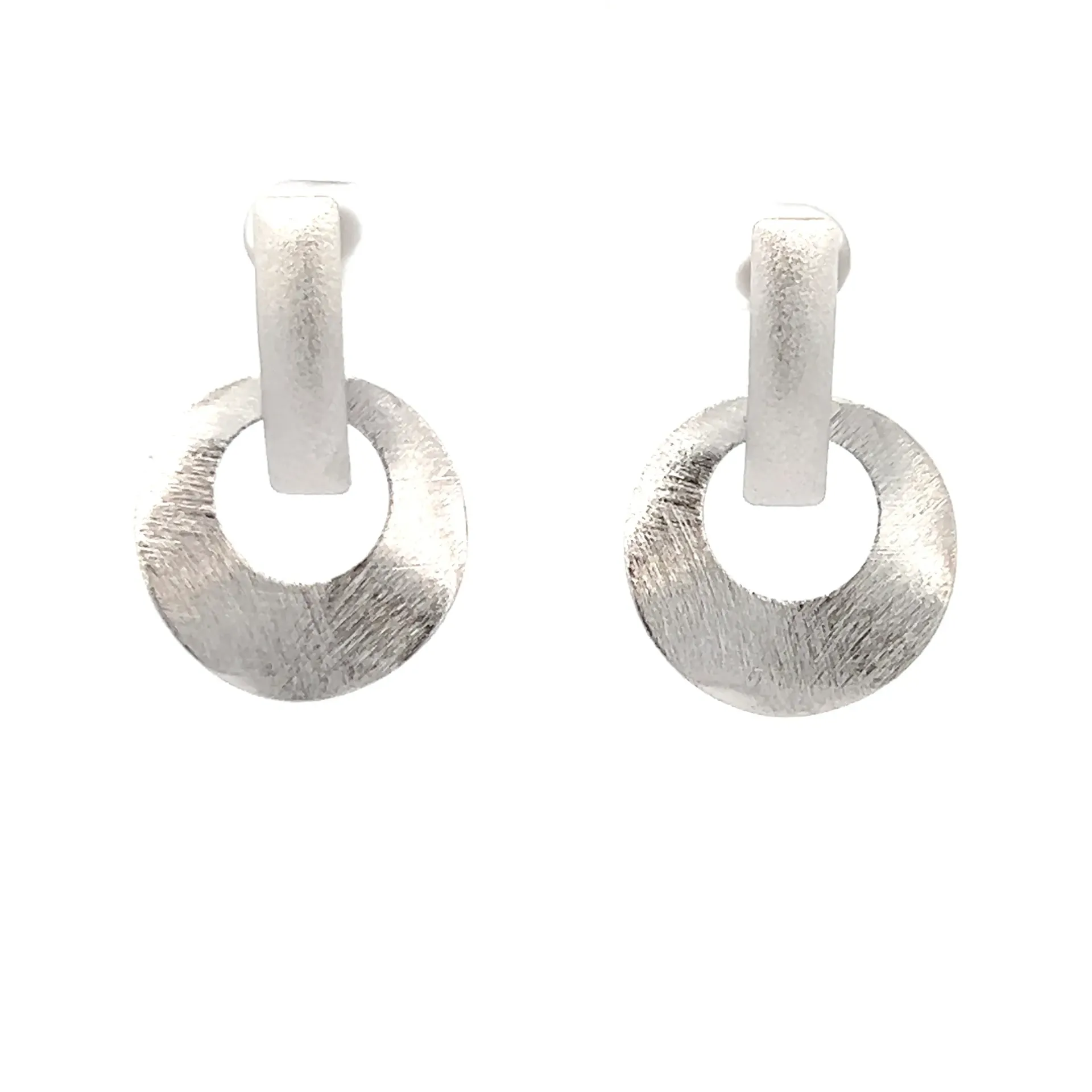 Giulia Earrings Rhodium Plated
