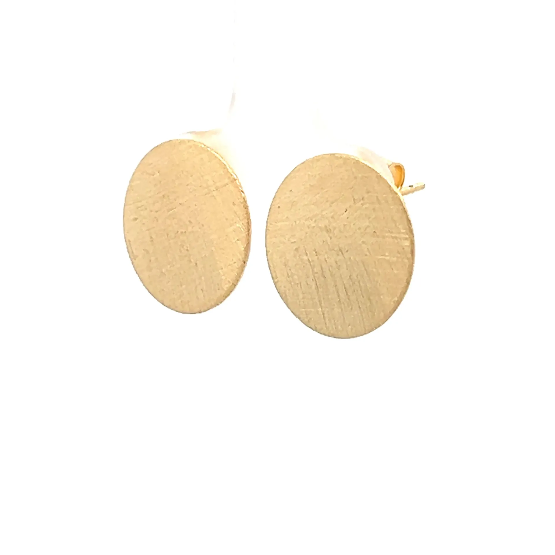 [MF002G] Round Mini Earrings (Gold Plated)