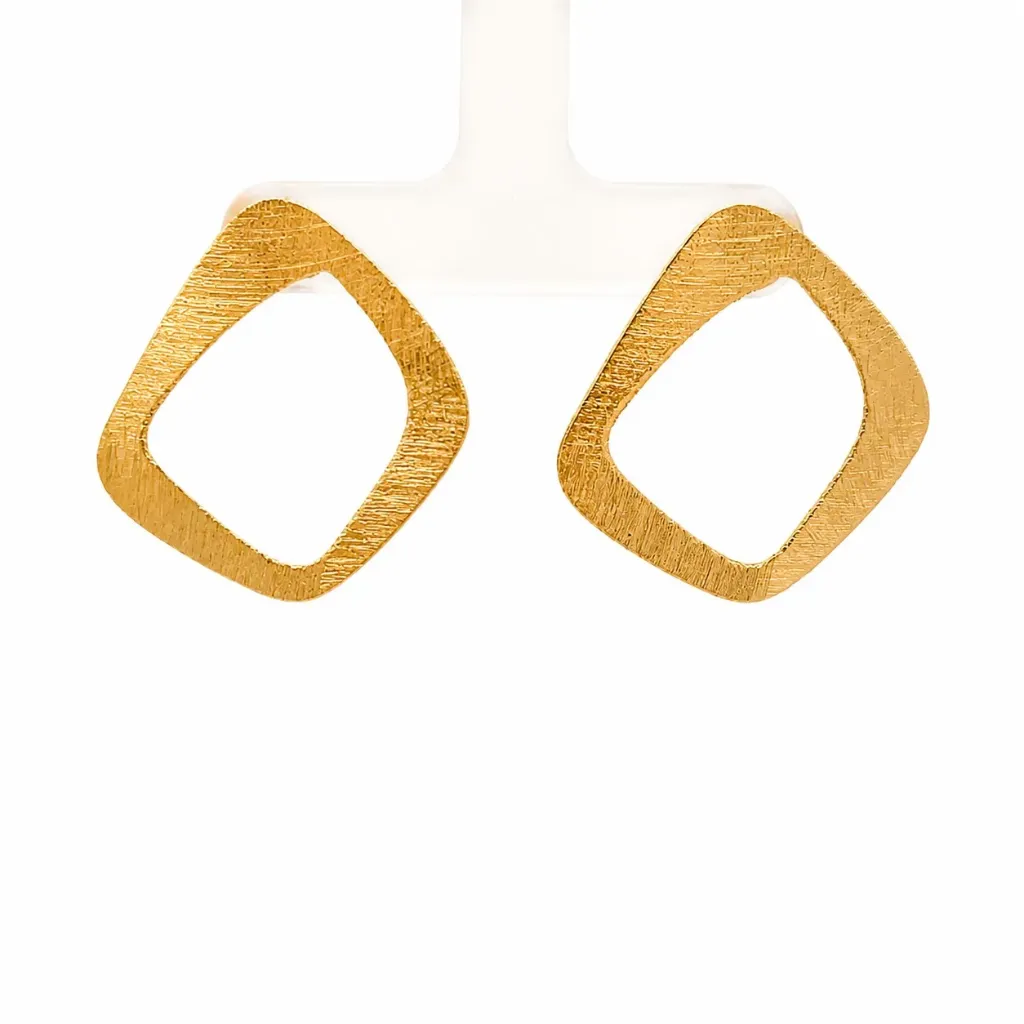 Ima Mini Big Earrings Gold Plated