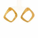 Ima Mini Big Earrings Gold Plated