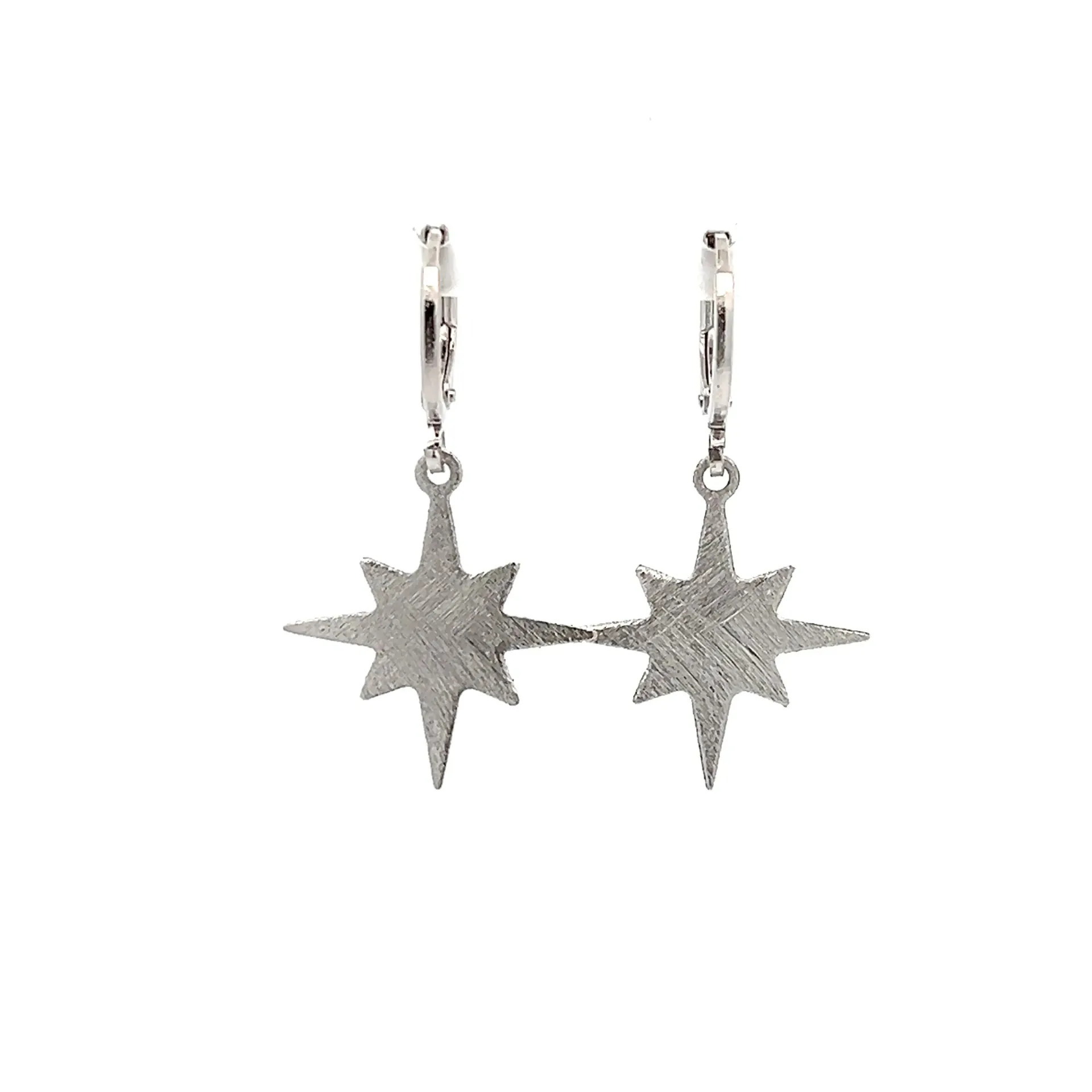 [MF003R] Stella Mini Earrings Rodium Plated