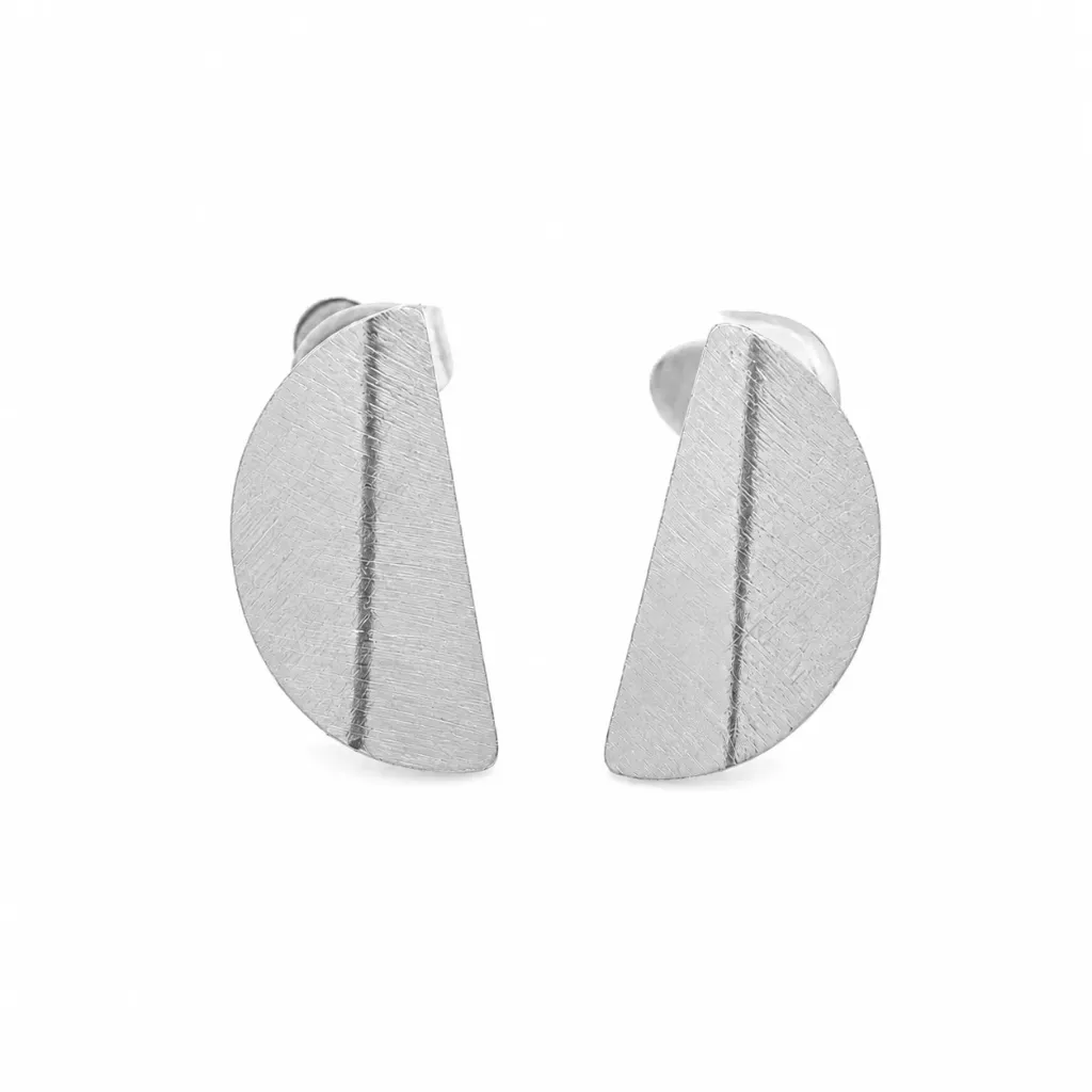 [MF012R] Lucia Earrings Rhodium Plated