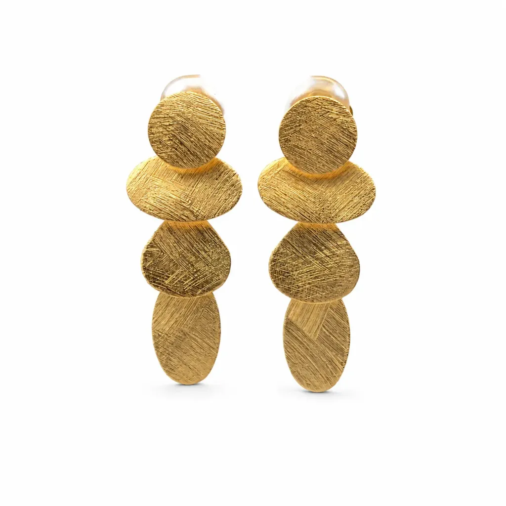 [OF012G] Bianca Earrings Gold Plated