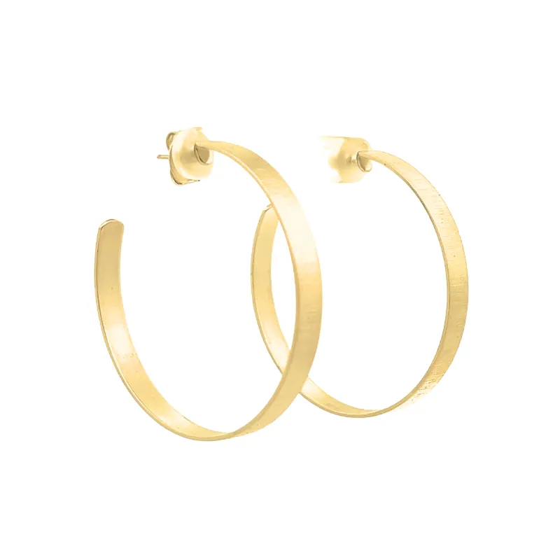 [HF004G] Hoops Maxi Gold Plated