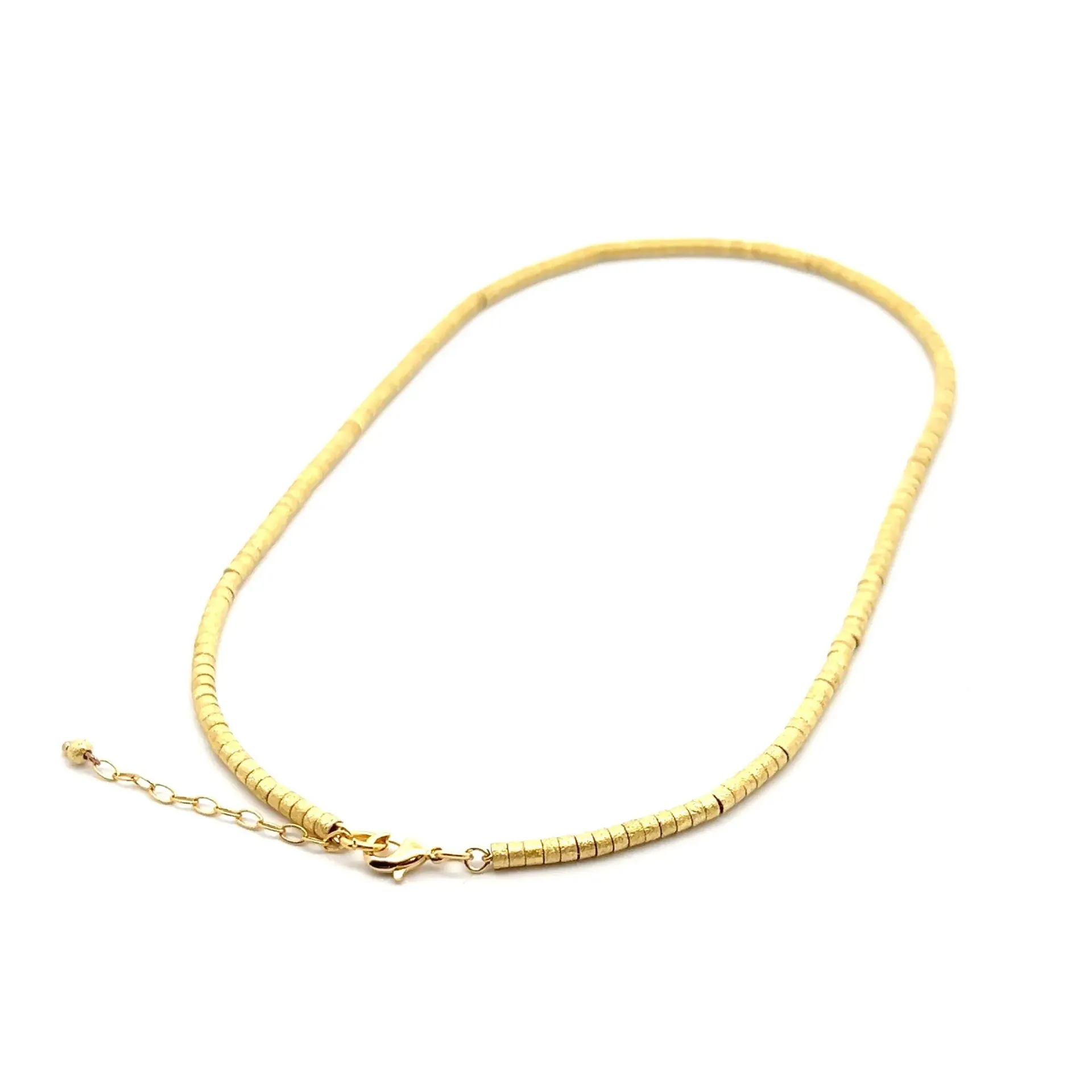[CF015G] Collana Tubo (Placcato Oro)